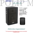 Voice-Kraft LK-618-15 300W 15" passzív hangfal
