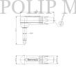 Kép 2/3 - Seetronic SP2RX-B Mono 6,3 pipa jack dugó (fekete)