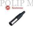 Kép 1/2 - Seetronic ST102 Mini XLR lengő papa csatlakozó, 3 pólusú