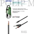 Kép 3/3 - Roxtone RAYC130L1 3,5 Sztereó Jack – 2×6,3 Monó Jack kábel, 1m
