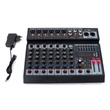 Kép 6/8 - Thunder MI-804 Effektes 8 csatornás zenekari keverő