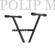 Kép 2/2 - GMC-3205 Keyboard állvány (Max:40kg) X lábú szintetizátor állvány