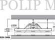 Kép 2/3 - Monacor EDL-300L PA mennyezeti hangsugárzó