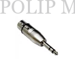 Kép 1/2 - Voice Kraft ADA-011 XLR(m) - 6.3 Jack(p) sztereó átalakító