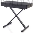 Kép 1/3 - Bespeco SG9EX 60 magasság 66-62 cm párnázott ülőfelület vinyl borítással zongorapad