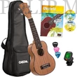 Kép 1/8 - Cascha HH 2027 GB Premium Mahogany Soprano Ukulele Bundle EN