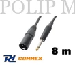Kép 2/2 - Power Dynamics PD Connex CX38-8 ( 6,3 mono jack-xlr papa ) 8m jelkábel