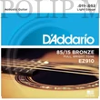 Kép 1/2 - D’Addario EZ910 Light tension 011-052 akusztikus húr szett