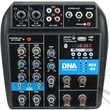 Kép 1/5 - DNA MIX 4U 4 csatornás USB, MP3, Bluetooth analóg Keverő