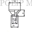 Kép 2/2 - Dr Parts SP 1 hevederzár króm