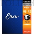 Kép 1/3 - Elixir 12002 Nanoweb Super Light 009-042 elektromos gitárhúr szett