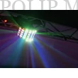 Kép 6/9 - Eurolite Butterfly (3x3W) RGB 24 optikás LED derby fényeffekt + Stroboszkóp