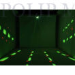 Eurolite Butterfly (3x3W) RGB 24 optikás LED derby fényeffekt + Stroboszkóp