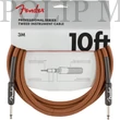 Kép 1/3 - Fender Professional Series Instrument Cable Orange/Black 3m