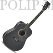 Kép 1/9 - Gewa Pure  41" fekete akusztikus gitár tokkal