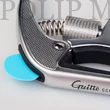 Kép 3/3 - Guitto GGC-02 Silver gumírozott pengetőtartóval akusztikus - elektromos Revolver gitár capo