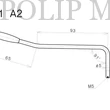 Kép 2/2 - GOTOH A2C - 5 mm Tremolo Lever for Electric Guitar (Chrome)