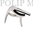 Kép 1/3 - Guitto GGC-07-UKE Silver ezüst színű fém ukulele capo