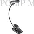 Kép 1/3 - König & Meyer 12247 Music stand light T-Model LED FlexLight black Univerzális kottalámpa