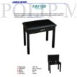 Voice-Kraft KB019B tároló rekesszel black Zongora szék