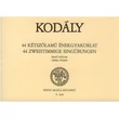 Kép 1/2 - Kodály  44 kétszólamú énekgyakorlat