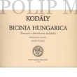 Kép 1/2 - Kodály  Bicinia Hungarica 1