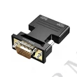 Kép 2/2 - KOM0843A HDMI - VGA adapter, HDMI bemenet - VGA és audió kimenet