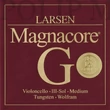 Kép 5/5 - Larsen Magnacore SC334905 A, D, G, C medium Csellóhúr szett