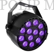 Kép 1/6 - Thunder LUV-PAR12 (12x2W) UV LED PAR + DMX