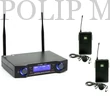 Kép 1/8 - Thunder LX-82 2T UHF rádiós mikrofon (2 db CSÍPTETŐS mikrofon)
