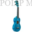 Kép 2/8 - Mahalo MS1TBU Transparent Blue Szoprán ukulele tokkal