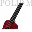 Kép 3/9 - Mahalo MS1TRD Transparent Red Szoprán ukulele tokkal