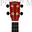 Kép 9/9 - Mahalo MS1TRD Transparent Red Szoprán ukulele tokkal