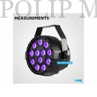 Kép 8/11 - Max Partypar UV, 12x1W UV LED, DMX
