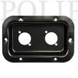 Kép 1/2 - Thunder MTP-136S fém 2x Speakon furat (13,6×9 cm) csatlakozó tálca