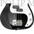 Pasadena STB150 Super Precision Black 4 húros elektromos basszusgitár