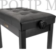 Kép 5/6 - Pianonova DPB2025-BK Állítható 46,5cm - 56,5 cm-ig Fából készült, műbőr ülőfelület Black zongoraszék