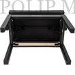Kép 6/6 - Pianonova DPB2025-BK Állítható 46,5cm - 56,5 cm-ig Fából készült, műbőr ülőfelület Black zongoraszék