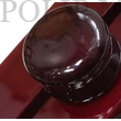 Kép 5/5 - Pianonova SG-801 M állítható magasság 46-59 cm piros bársony - mahagóni felületű zongorapad