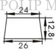 Kép 2/2 - Dr Parts PNB 2 Fekete forgatógomb potméter