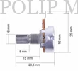 Kép 2/2 - PRK0066 B 500K Potenciométer