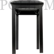 Kép 4/4 - Pianonova PS2025BLK Fából készült zongoraszék Black