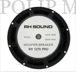 Kép 2/4 - RH Sound 1270PRO öntvénykosaras profi 550W mélyhangszóró