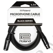 Kép 1/2 - Roland RMC-B15 Fekete XLR-XLR mikrofonkábel 4,5 m