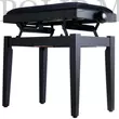 Soundsation SBH-103V SBK állítható magasság 48-58cm fekete bársony- fekete felületű zongorapad