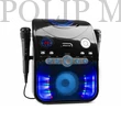 Kép 1/7 - Fenton SBS20BL karaoke party hangfal (Bluetooth, USB, CD, 2x Mikrofon)