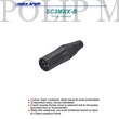 Kép 3/3 - Seetronic SC3MXX-B XLR lengő papa csatlakozó, 3 pólusú, (fekete)