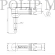 Kép 2/2 - Seetronic SP2RX-BG aranyozott (fekete) Mono 6,3 pipa jack dugó 