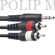 Kép 2/3 - Stagg SYC3/MPSB2CM E, 3,5 jack-2xRCA kábel 3m