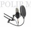 Thunder Audio POP-10 Popfilter mikrofonhoz, Stúdió, Podcast, Youtuber, Gamer, TikTok felhasználásra